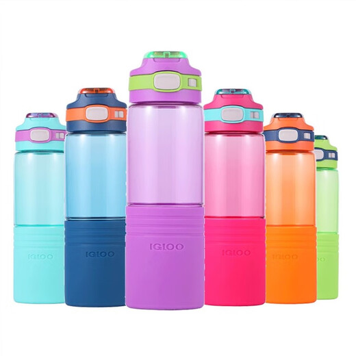 Shantou Lincun Igloo Water Cup Igloo Yikule Pop-Up красочная спортивная чашка 71341 Портативная детская Tritan Direct Pringing Cup 1387 Серым цветом 450/Milli-Liter/-