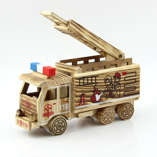 Haha Ball Children's Gift Wood Toy Car Wooden Car Train Airplane Tank Engineering Vehicle Model Locomotive Others