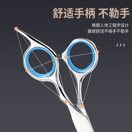 Cute Star Pet Pet Grooming Scissors Cat and Dog Hair Trimming and Hairdressing Supplies Stainless Steel Comb Curved Scissors Straight Scissors Teeth Scissors Set