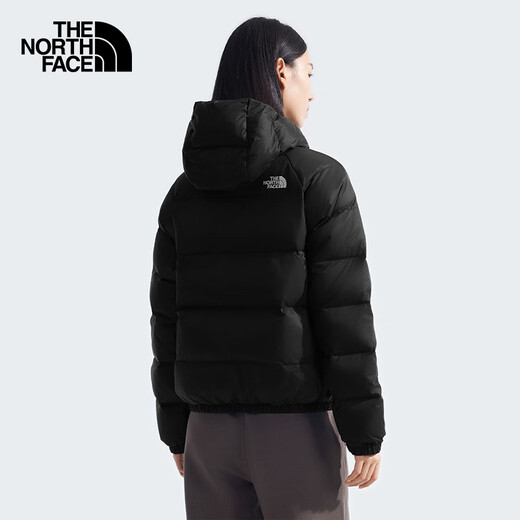 Куртка North Face Down для женщин 600 Puff Goous Velvet Burtket для брызговита на открытом воздухе теплое осень Новый продукт 7QVV JK3/Cosmic Black S/155
