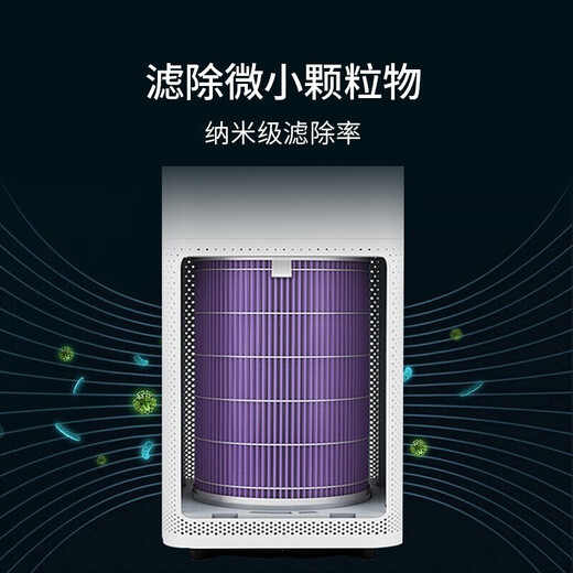 Dong Nailun is suitable for Xiaomi (MI) air purifier filter element purifier filter 1st generation/2nd generation/3rd generation/2S/Pro universal purple sterilization