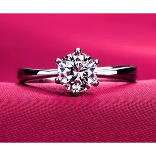 Fat Donglai quality moissanite diamond ring for men PT950 platinum ring couple wedding ring 18kl platinum stone for women classic platinum women's ring 1 carat