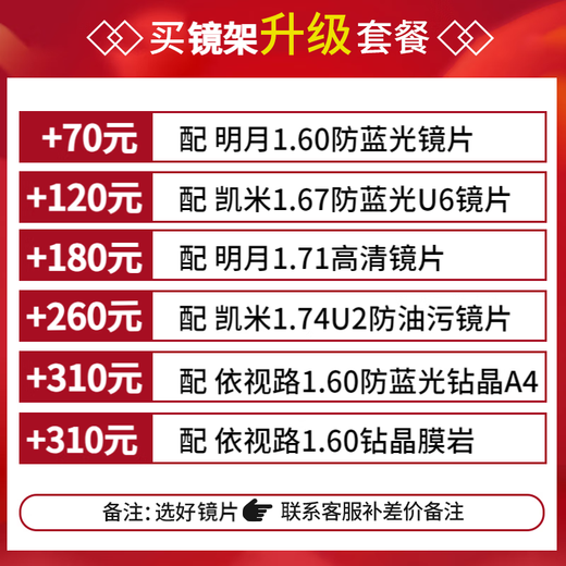 康视顿轻TR素颜冷茶色近视眼镜女轻圆框可配度数防蓝光镜框 M9885透茶色C06