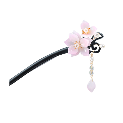 Hanfu headdress, tassel hairpin, ancient style, simple updo hair accessories, sandalwood hairpin, hairpin, hairpin, clip-on hairpin