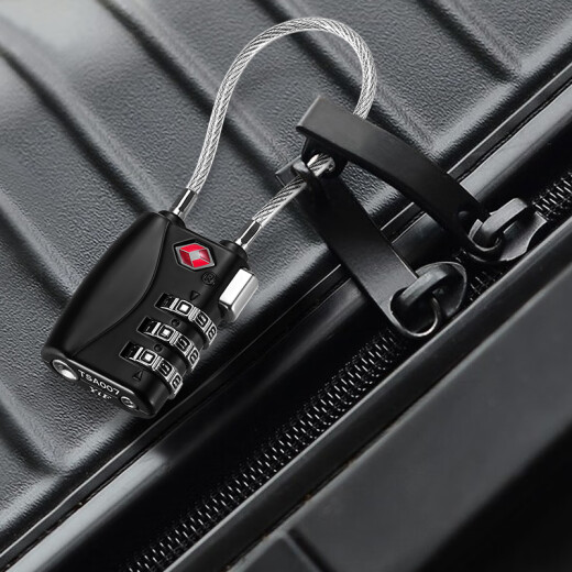 contraseña de tres dígitos Igear TSA Customs Cape de acero Cabro de cuerda suave Viaje en el extranjero Logra de mochila Caja de transefle Cabezal de la puerta del gabinete Estudiante Puerta del gabinete Anti-Rust Lock 30mm JM-719-B
