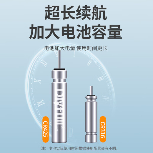 Zhenyou (Grsaed) Electronic Float Battery Electronic Luminous Float Battery CR425 (5 Pack) Night Fishing Float Electronic Fish Float Battery