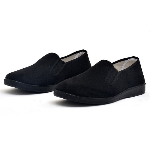 Peking Yehong neuer Stil alter Peking-Stoffschuhe Männer lässige Schuhe Fahren Gesundheit atmungsaktiv weicher Sohle Anti-Rutsch- und Verschleiß-resistenter Arbeitschuhe Standard Größe 42