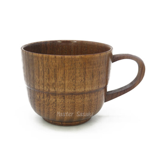 Chuangjingyi selected wooden water cup Japanese style wooden cup wooden tea cup solid wood handy cup handmade wooden water cup restaurant carved wood cup and saucer 11*2