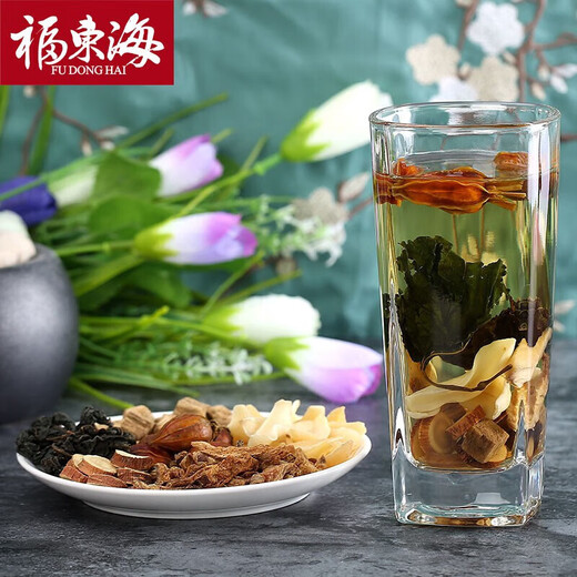 福东海 菊苣栀子茶 尿酸茶排菊苣根百合桑叶茶青钱柳葛根 菊苣栀子茶120g