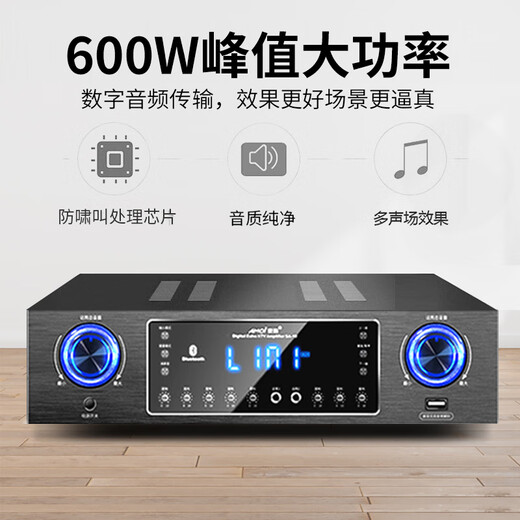 HYUNDAI现代家庭影院ktv音响套装家用k歌电脑电视客厅卡拉ok全套会议室卡包店铺专业功放音箱设备 【升级版】10吋音响套装
