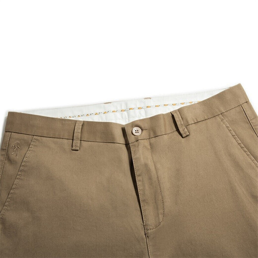 Tanzen mit Wölfen [Qualitätsbaumwolle] Business Casual Commuter Hosen Stretch Herren lässig Hosen 701 Khaki 33