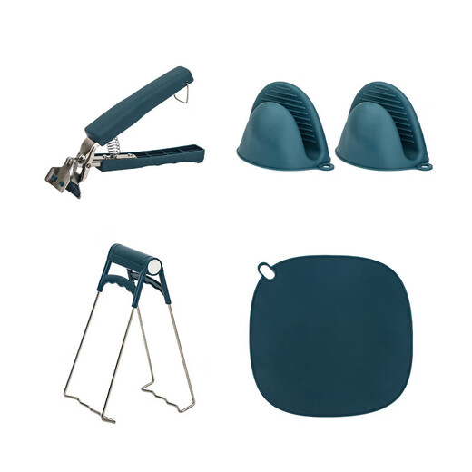 Iron helper anti-scalding clip high temperature resistant anti-slip dish clip stainless steel plate clip kitchen tray clip bowl set tray clip