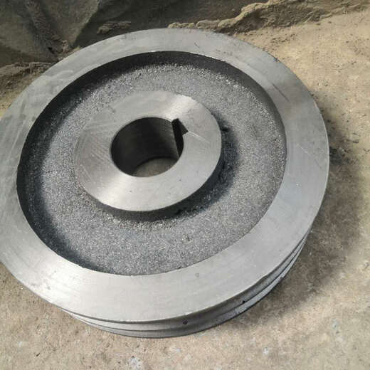 Pulley pulley triangle pulley B type three slot double slot motor pulley national standard cast iron wheel can be customized national standard B type double slot outer diameter 180 inner diameter 24