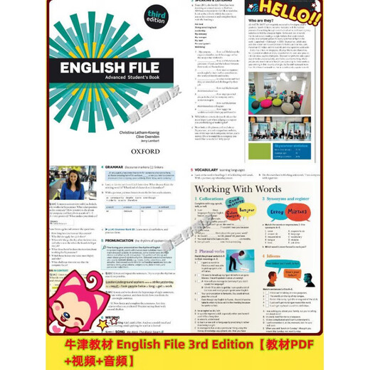 MB1593 Oxford Textbook English File 3rd Edition Textbook PDF+Video+Audio English File 3rd Full Set