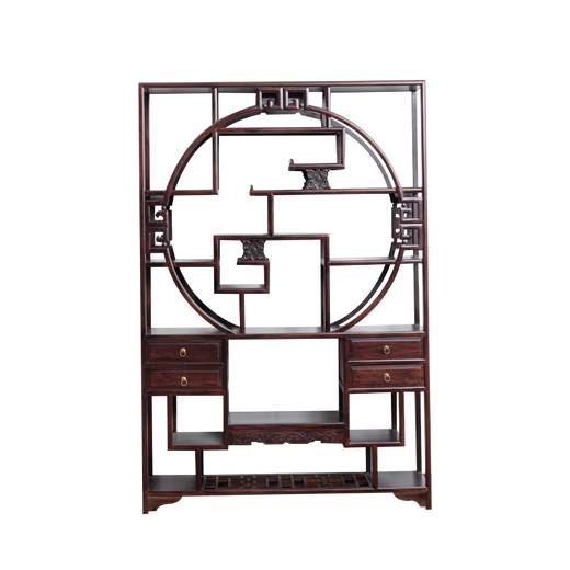 Double young solid wood new Duobaoge tea set partition modern simple wine cabinet Recommended 1.3 meters four drawer Duobaoge (Australian rosewood)