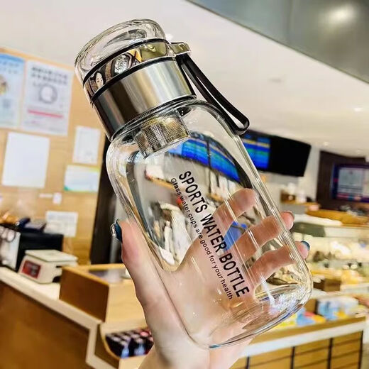 恩寿溯德国吨吨玻璃杯耐高温泡茶水分离带茶仓大容量加厚高硼硅2024新款 主图款 1050ML