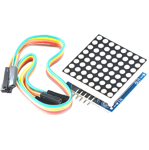 MAX7219 dot matrix module LED display microcontroller tube driver 8*8 16x16x32 4 bits 16 bits 3 1 bit (8x8 dot matrix)