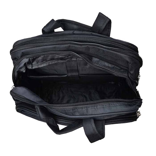 Zongpu Tool Kit Men's Large Capacity Hardware Repair Kit Wear-Resistant Handbag Thickened Multi-Function Computer Men's Black Black Larger and Widener