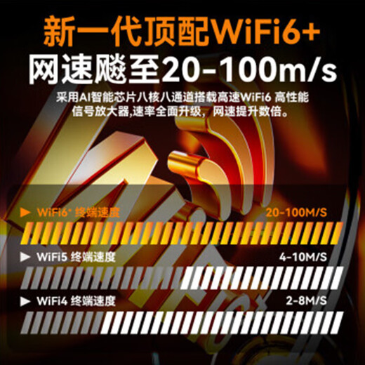 潮芙鸟随身wifi免插卡2025款移动wifi6无线路由器全屋4G网络覆盖无线网通用无限流量便携式三网通5Ghz 至尊版【提速688%】10000毫安+充电二合一