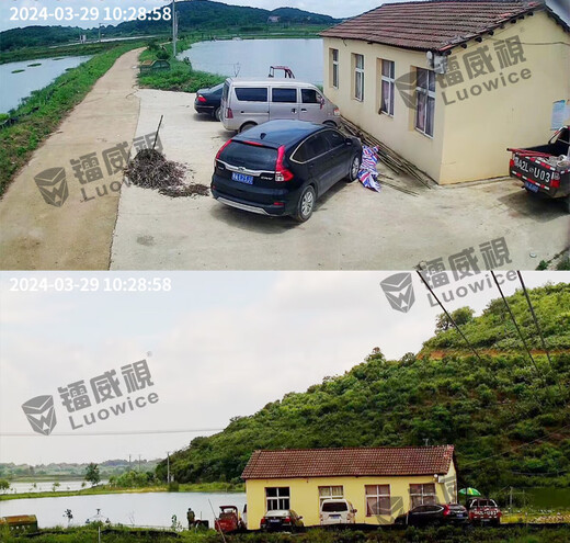 镭威视摄像头监控器套装360度全景无死角可对话旋转无线wifi高清夜视室户外防水4g手机远程农村家用追踪 【WIFI升级版】云台旋转+500万 UPS断电续航录像+64G卡