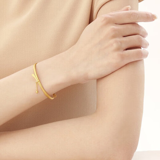 Zhou Shengsheng, kleines goldenes Band, Hochzeitsarmband 15912k, Preis bei 05 Kreisen, 12,75 Gramm