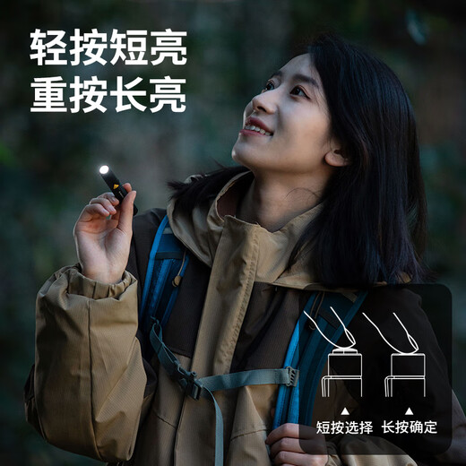 LED LENSER German strong light flashlight P2R small mini zoom EDC portable waterproof charging high brightness long shot