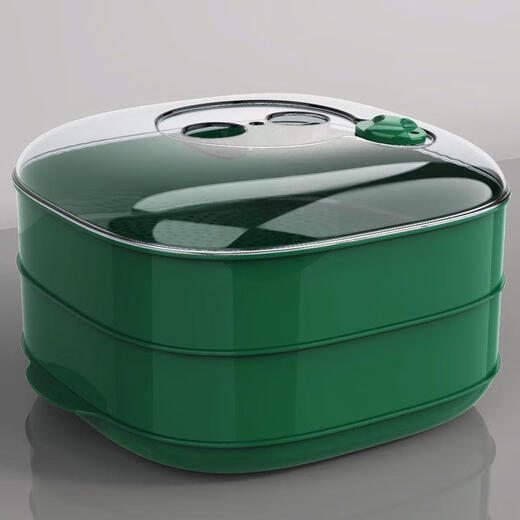 HH Galanz microwave steamer special heating steam box household steam box multi-functional food grade thickened steamer with cover two layers thick white