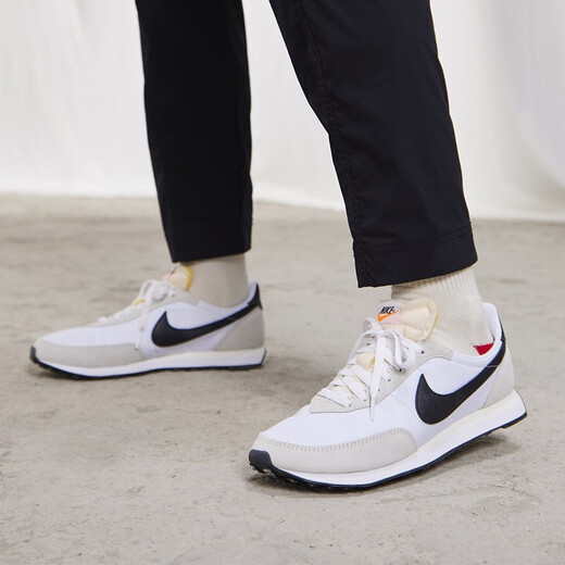 NIKE耐克男鞋WAFFLE TRAINER 2低帮复古华夫鞋拼接舒适轻便透气休闲鞋 DH1349-100 44