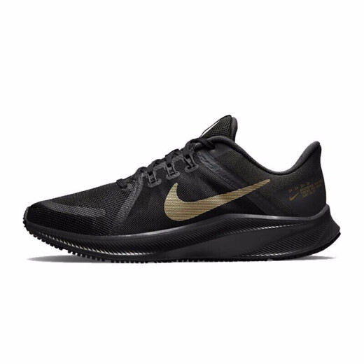 耐克（NIKE）跑步鞋男鞋2025夏季新款QUEST4运动鞋轻便耐磨防滑舒适百搭休闲鞋 DA1105-010黑金 39