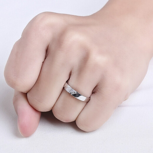 Mingzuan International Couple's Diamond Pair of Rings/Proposal Diamond Rings for Men and Women/Customized Platinum Pair of Rings, Birthday Gift for Girlfriend, Pair of Rings