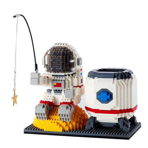 
Crown Nest Astronaut Pen Holder Building Blocks Assembled Puzzle Toys Girls 6-12 Years Children's Toys Boys Birthday Gift Puzzle