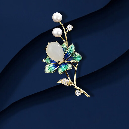 Marco Bizzarri brand brooch women's iris brooch high-end women's suit luxury accessories corsage brooch new luxury accessories 520 gift for girlfriend birthday gift for best friend