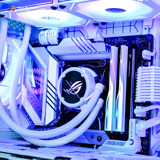 ASUS family bucket I7 14700KF ASUS RTX5070ti graphics card 5080 game white Fubuki AI computing rendering assembly computer pure white e-sports host i7 14700KF+RTX5070 2