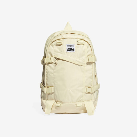 Adidas Bag Men's Bag Women's New Pare Pare Training Sports Training Gran capacidad Mochila Color amarillo HE9719 45*19*29cm