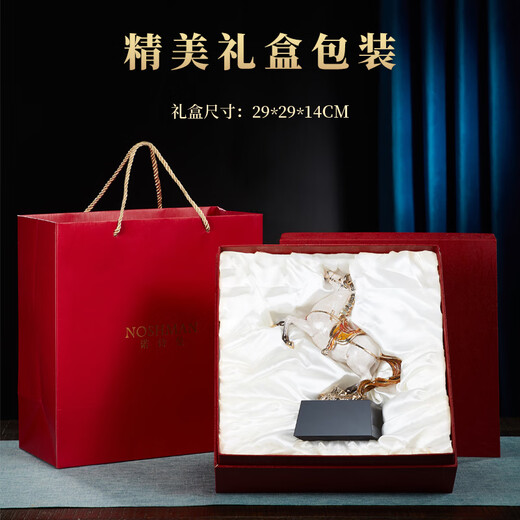 诺诗曼立马成功马摆件办公室公司开业礼品客厅玄关酒柜家居装饰乔迁礼物
