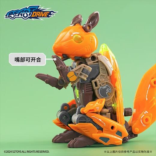 52toys Infinite Beast Drive Drive Sky-Sky Tail Squirrel Самолет BD08 Деформированная модель сборки игрушек может делать мобильные модные игрушки
