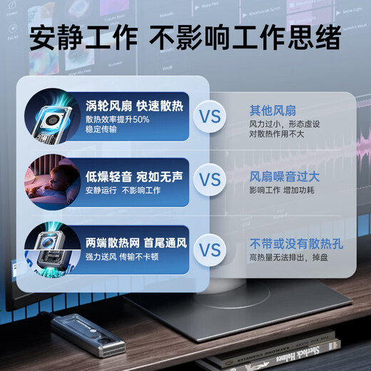 尤达大师（Yottamaster）固态硬盘盒USB4 40GbpsM.2硬盘盒 兼容雷电4/3适用电脑笔记本移动硬盘盒子