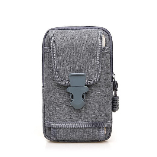 Kingtrip 6.5-inch mobile phone waist bag men's belt mobile phone bag belt waist bag sports tactical waist bag mobile phone bag arm bag light gray