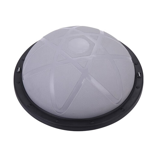 LEDOMODA wave speed ball thickened explosion-proof foot semicircular balance ball rehabilitation training sports fitness ball Pilates yoga ball 58cm massage point gray + drawstring + pump