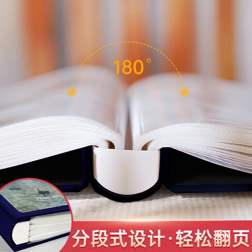 大洋花油画相册本大容量纪念册家庭1000张插页5678寸照片情侣宝宝成长记录册混合尺寸相片定制收纳册影集 《海滨》 【送礼盒】混装567810寸694张