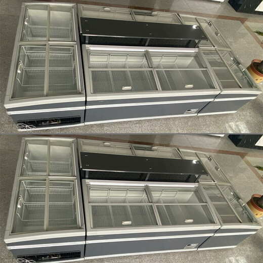 澳柯玛（AUCMA）冰柜商用卧式雪糕展示柜冰淇淋冷冻柜冷藏保鲜柜上下推拉门超市冷柜 687升(2000*825*840mm)直柜