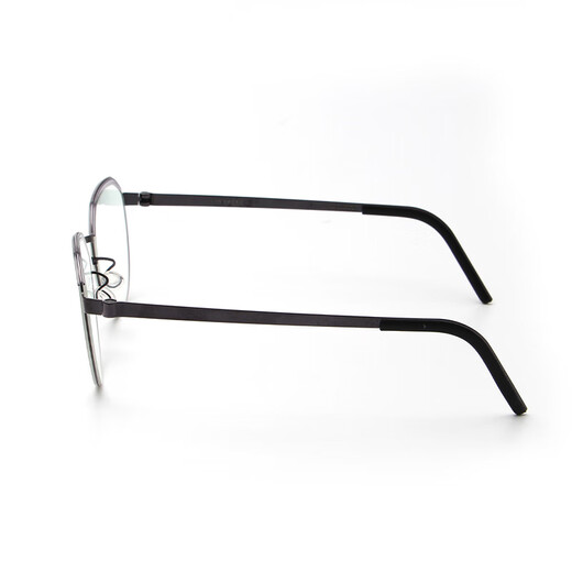 LINDBERG Lindberg Glasses Frame New Men's Myopia Full Frame Eyebrow Wire Frame Pure Titanium LIN9858 Glasses Frame Model: 9858 Gloss Black Brown PU14 Size 50-135