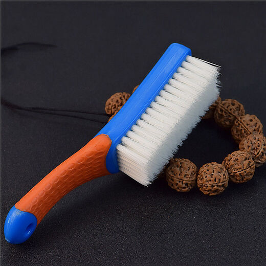 MiU Se Wenwan Nano Brush Soft and Hard Bristle Diamond Walnut Olive Kernel Brush Bodhi Seed Pulp Cleaning Anti-Alkali Tool Large 7 rows of Nano Brushes 1 soft bristles + 1 hard bristles + crochet hook A16-310