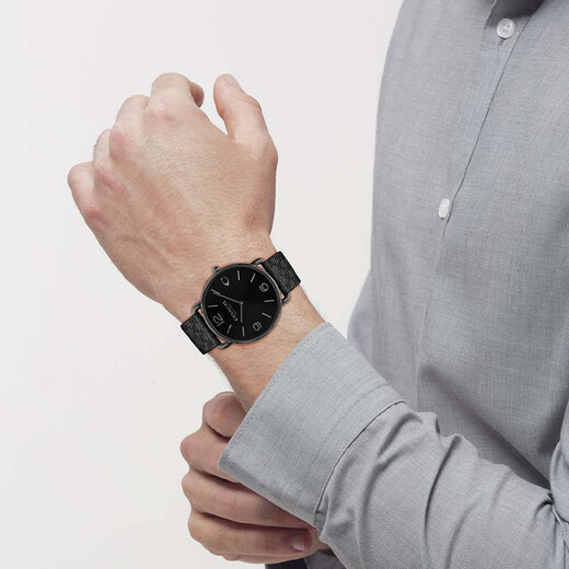 COACH ELLIOT Series Belt Quartz Men's Watch 14602673 Recommended by Luo Yizhou New Year Gift/Gift Giving