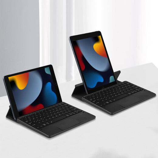 AJIUYU tablet Bluetooth keyboard is suitable for Xiaoxin Pad Plus/Pro/YOGA Pad horizontal and vertical support colorful backlight touch wireless keyboard Black [Bluetooth keyboard] horizontal and vertical support keyboard set audio and video bracket Lenovo tablet Lenovo Qitian K11 Pro [TB-J607F/Z]