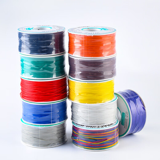 DZQJ OK wire circuit board flying wire PCB jumper electronic wire welding connection wire 30# 30AWG wire single core copper wire purple polyvinyl chloride PVC wire 30AWG others