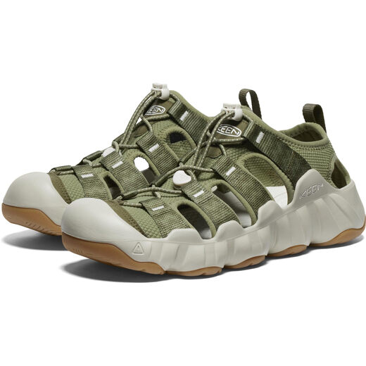 KEEN Men's outdoor river sandals, closed toe, breathable and comfortable, multi-sport, Martini Olive/Taupe Square 43 (10 US)