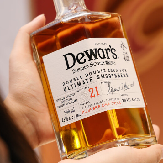 归素洋酒【国行正品】帝王21年苏格兰调配威士忌洋酒年货送礼 帝王21年水楢桶威士忌500ml