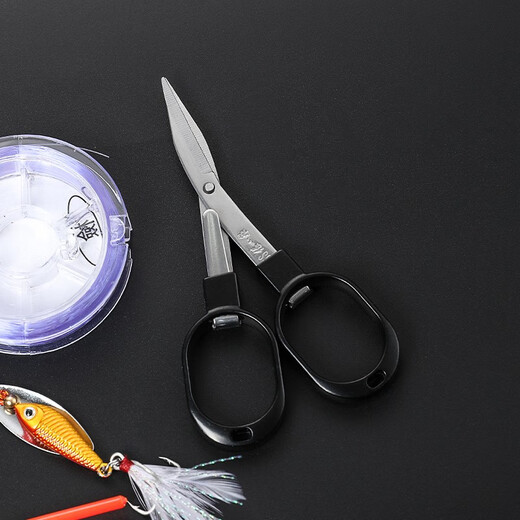 张小泉不锈钢折叠小剪刀便携迷你旅行折叠剪 鱼线剪铅皮剪子锌合金手柄 单把S41510100