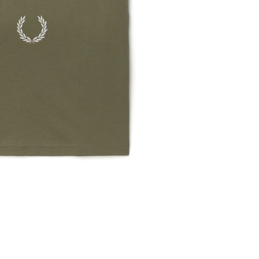 Fred Perry Herren kurzärmeligte T-Shirt 2025 Neues lässiges, reines Baumwollweizenohren farbenfrohe trendy M3519 Grh/grün l